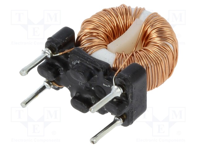 Inductor: wire; THT; 4.7mH; 250mA; 900mΩ; 230VAC; 4.5x10mm; -20÷+50%