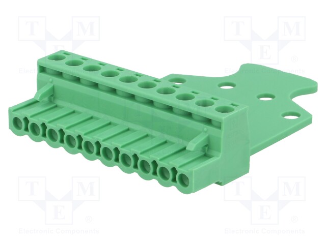 Pluggable terminal block; 5.08mm; ways: 10; straight; plug; female