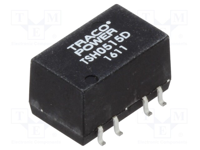 Converter: DC/DC; 2W; Uin: 4.5÷5.5V; Uout: 15VDC; Uout2: -15VDC; SMD