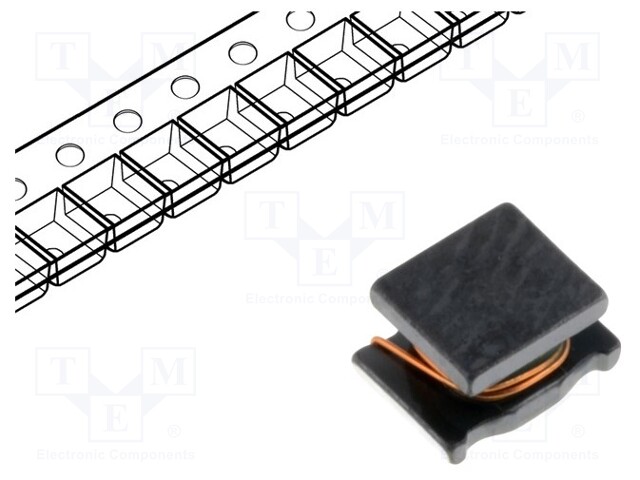 Inductor: wire; SMD; 1812; 10uH; 650mA; 0.24Ω; 4.5x3.2x2.6mm; ±10%