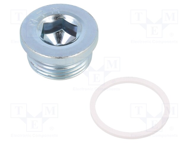 Protection cap; G 1"; Mat: stainless steel; Gasket: PVC; 62.5Nm