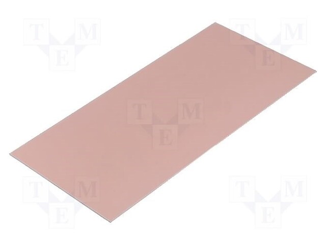 Laminate; FR4; 1mm; L: 210mm; W: 100mm; Coating: copper; double sided