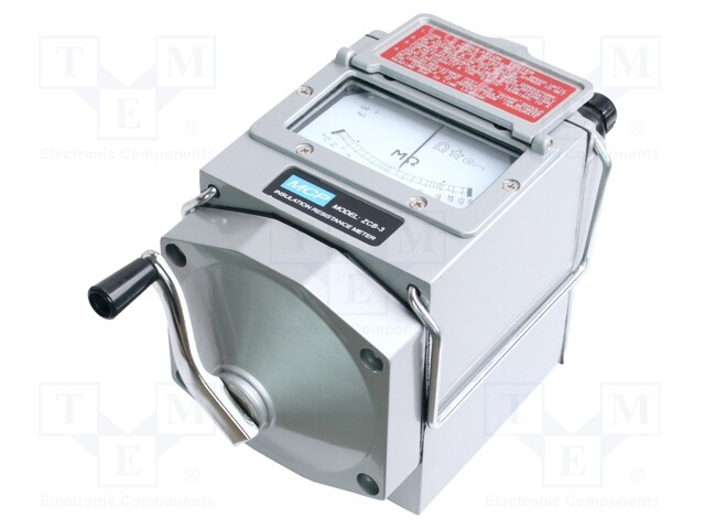 Meter: insulation resistance; analogue; 500V; 0÷500MΩ