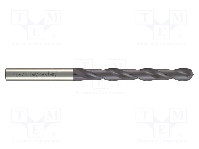 Drill bit; for metal; Ø: 9mm; L: 125mm; cemented carbide; case