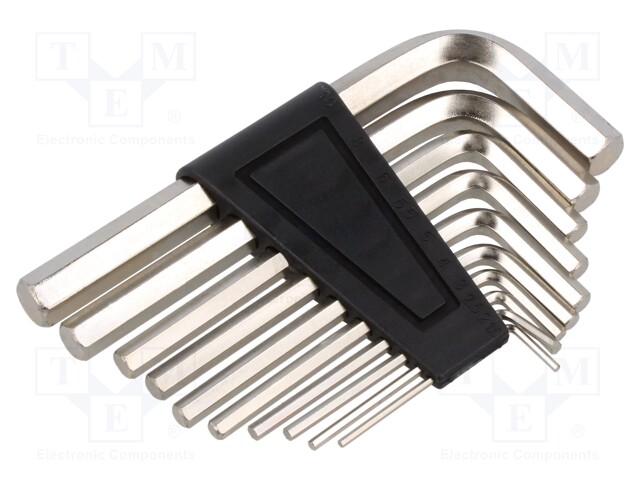 Wrenches set; hex key; 10pcs.