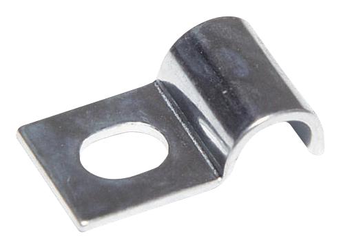 14.42.903, P Clip, Screw Mount Cable Clamp, 3 mm, Steel, Natural, 13x7 mm,  hole ø3.6mm