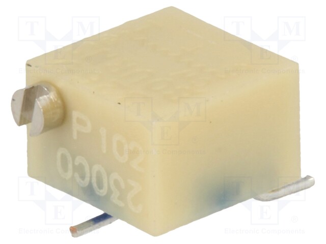 Potentiometer: mounting; multiturn; 1kΩ; 250mW; SMD; ±10%; linear