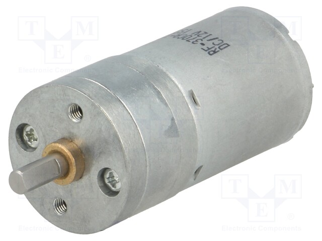 Motor: DC; with gearbox; LP; 12VDC; 1.1A; Shaft: D spring; 560rpm