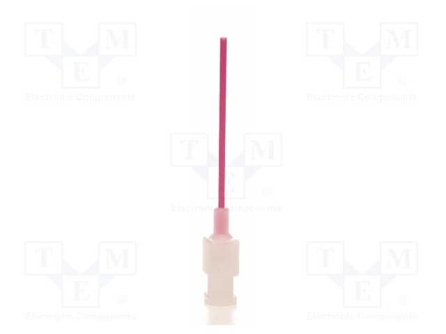 Dispensing Tip, Flexible, Polypropylene, TS-P Series, Pink, 1.25 ", 50 Pack