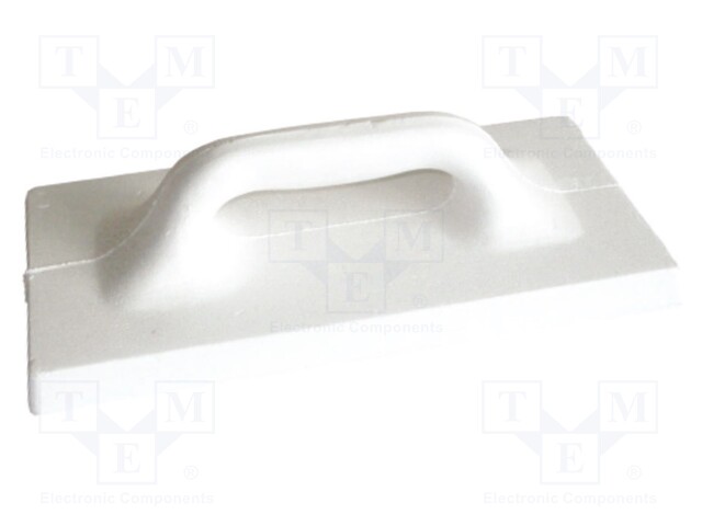 Finishing trowel; straight; L: 320mm; W: 170mm; styrofoam