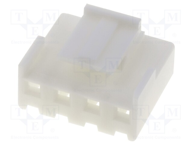 Plug; wire-board; female; 3.96mm; PIN: 4; w/o contacts; for cable