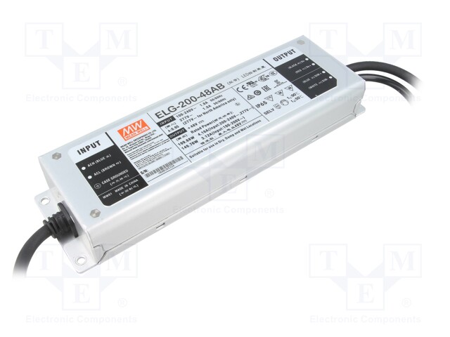 Power supply: switched-mode; LED; 199.68W; 48VDC; 44.8÷51.2VDC