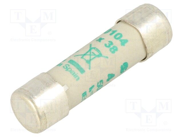 Fuse: fuse; aM; 4A; 500VAC; ceramic,cylindrical,industrial