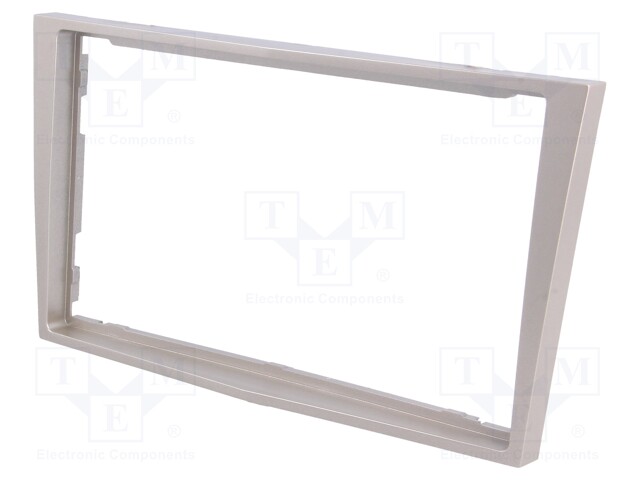 Radio mounting frame; Opel; 2 DIN; beige