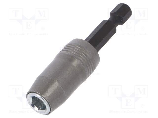 Holders for screwdriver bits; Socket: 1/4"; Overall len: 60mm