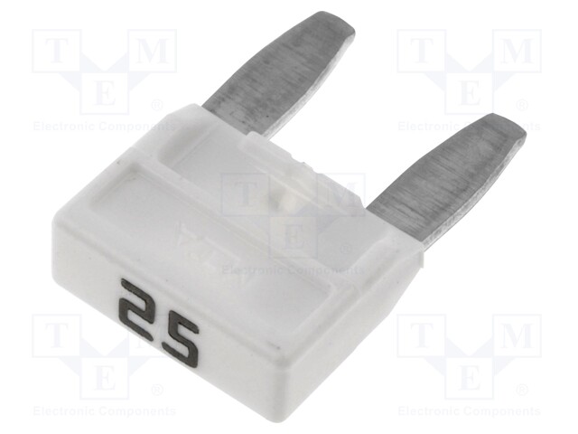 Fuse: fuse; 25A; 32V; automotive; 11,9mm; MINIVAL