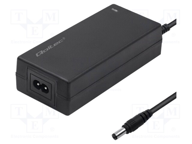 Power supply: switched-mode; 12VDC; 5A; Out: 5,5/2,1; 60W; desktop