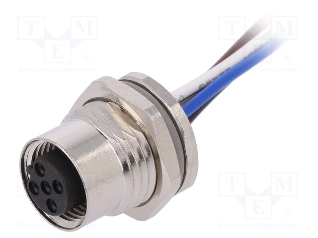 Socket; M12; PIN: 5; female; B code-Profibus; cables; IP67; straight