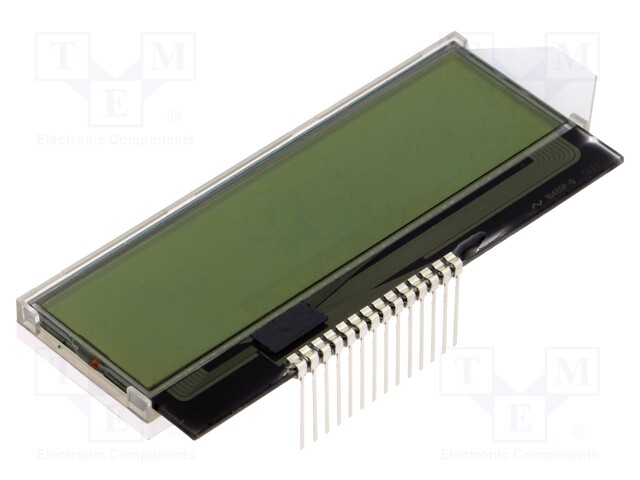 Display: LCD; alphanumeric; FSTN Positive; 16x2; 76x28.7x6mm; LED