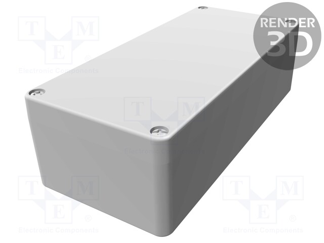 Enclosure: multipurpose; X: 80mm; Y: 176mm; Z: 53mm; 1590Z; aluminium