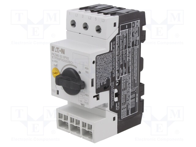 Motor breaker; 15kW; 220÷690VAC; for DIN rail mounting; IP20