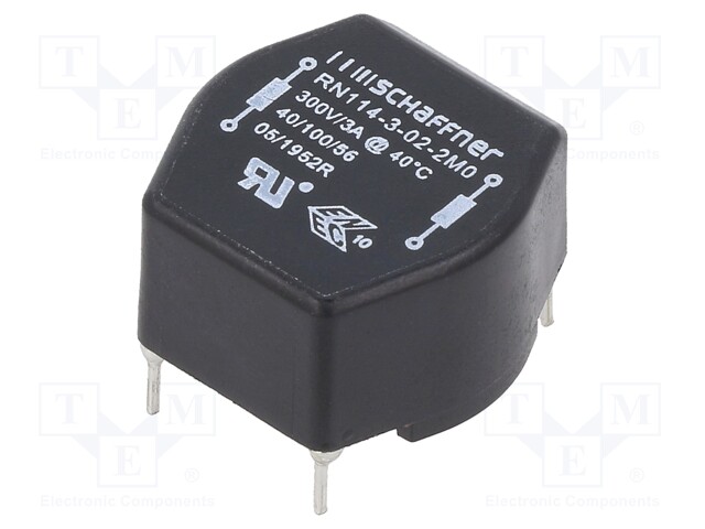 Inductor: wire with current compensation; THT; 2mH; 3A; 52mΩ