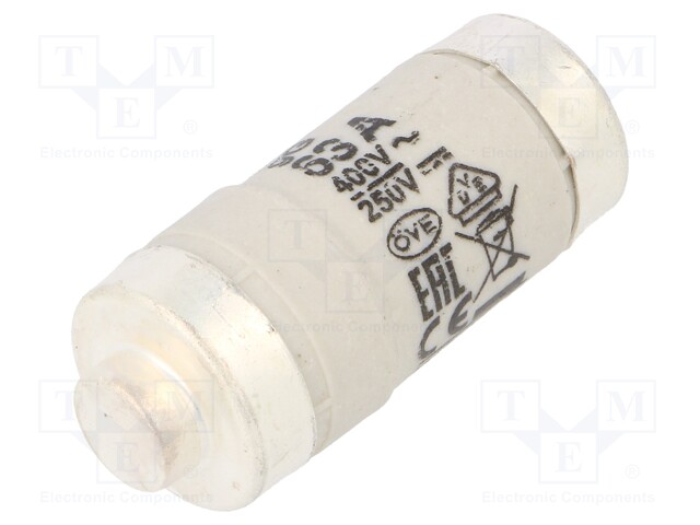 Fuse: fuse; gG; 63A; 400VAC; 250VDC; ceramic; D02; D0