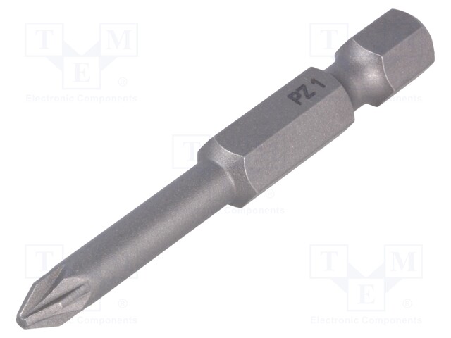 Screwdriver bit; Pozidriv®; PZ1; Overall len: 50mm