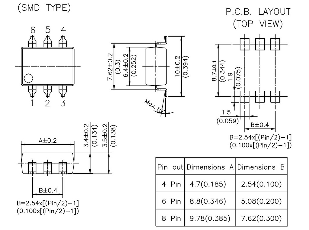 Relay: solid state; Icntrl max: 50mA; 400mA; max.60VAC; max.60VDC