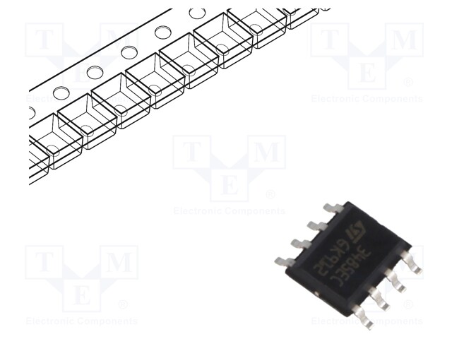 IC: interface; transceiver; RS422 / RS485; 15Mbps; SO8; 3.3VDC