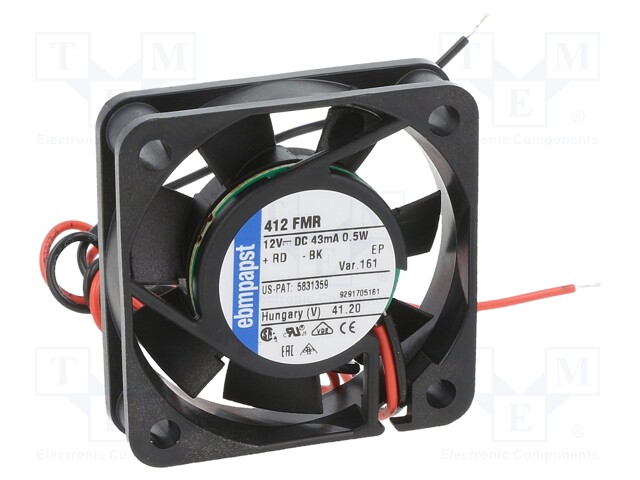 Fan: DC; axial