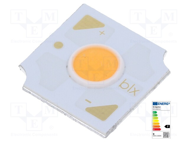 Power LED; COB; white warm; 120°; 175mA; P: 25.6W; 12.5x12.5x1.63mm