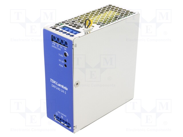 Power supply: switched-mode; 240W; 24VDC; 10A; 85÷264VAC; 900g