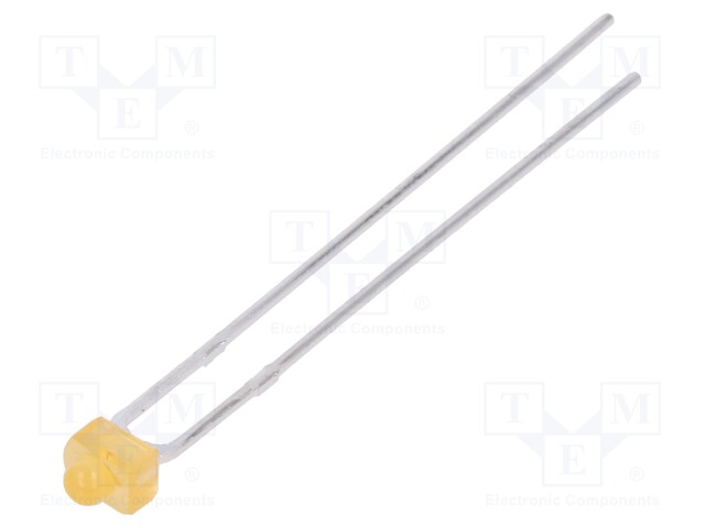 LED; 1.8mm; orange; 210÷350mcd; 60°; 1.5÷2.4V; Front: convex