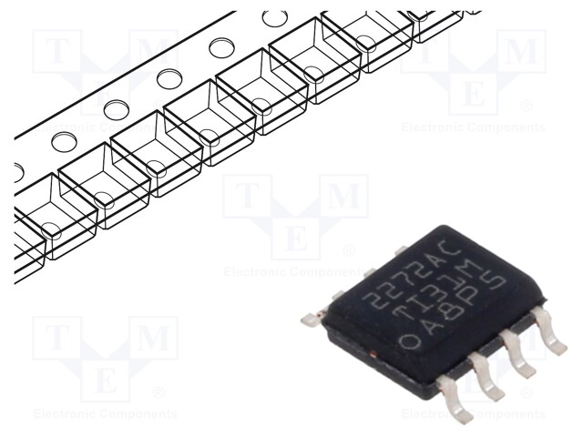 IC: operational amplifier; 2.2MHz; Ch: 2; SO8; ±2.2÷8VDC,4.4÷16VDC