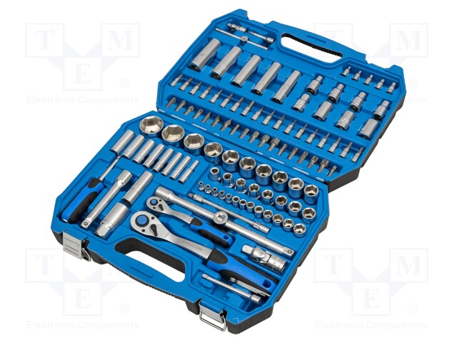 Wrenches set; hex socket,socket spanner; Mounting: 1/2",1/4"