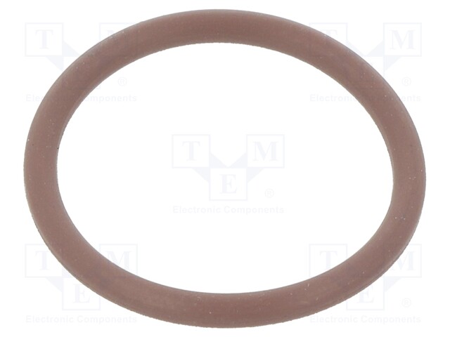 O-ring gasket; FPM; D: 2mm; Øint: 20mm; brown; -20÷200°C