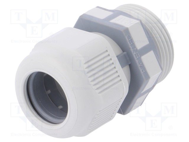 Cable gland; PG16; IP68; Mat: polyamide; grey; UL94V-2