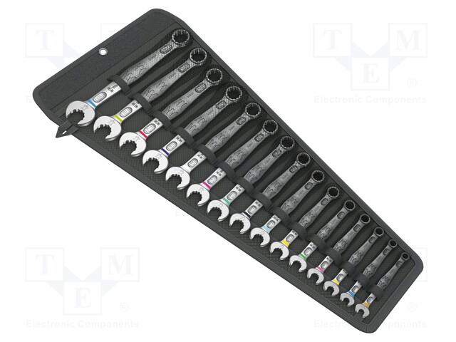 Wrenches set; combination spanner; 15pcs; Joker 6003