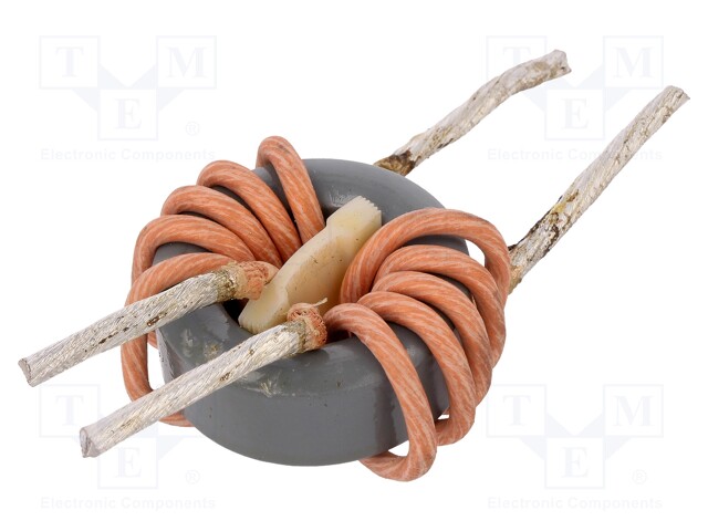 Inductor: wire; THT; 470uH; 50A; 1mΩ; 230VAC; 21x13mm; -20÷+50%