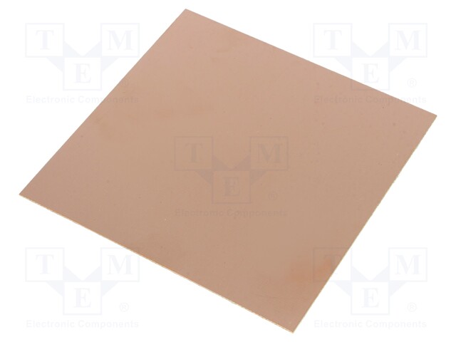 Laminate; FR4; 0.6mm; L: 100mm; W: 100mm; Coating: copper