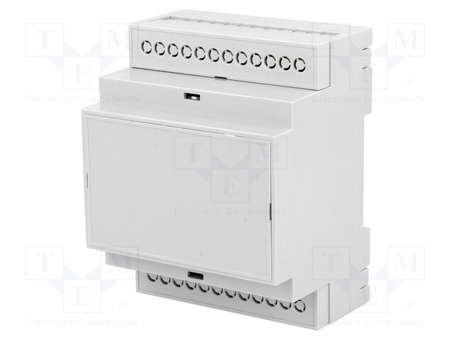Enclosure: for DIN rail mounting; Y: 90.2mm; X: 71mm; Z: 57.5mm; ABS