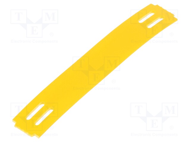 Identification tags; Width: 11mm; Colour: yellow; L: 65mm; -40÷90°C