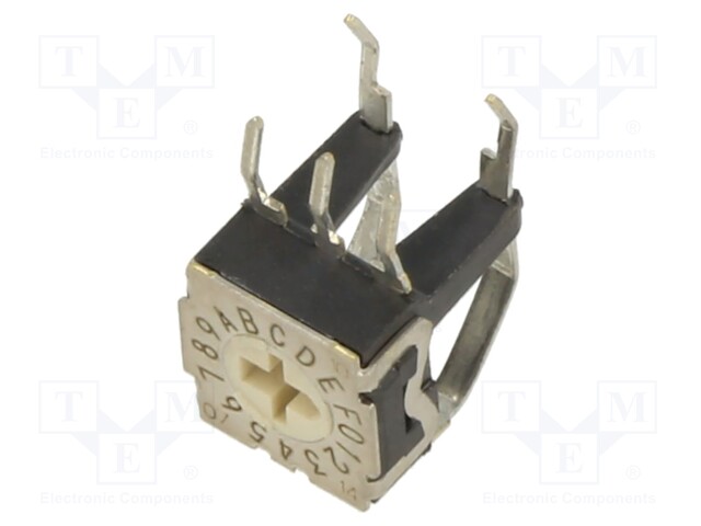 Encoding switch; Pos: 16; 0.1A/30VDC; THT; none; 2.54mm; -25÷85°C