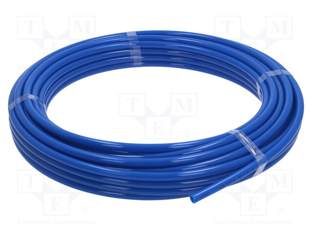 Pneumatic tubing; 7bar; L: 25m; polyetylene; blue