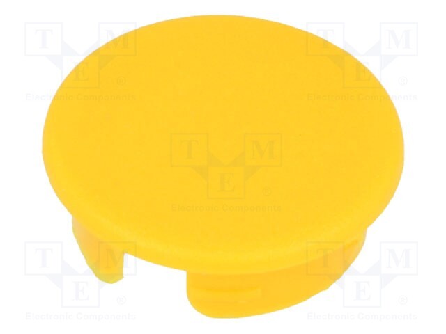 Cap; ABS; yellow; push-in; Application: A2513,A2613; Shape: round