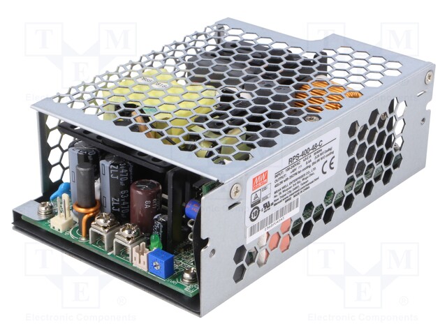 Power supply: switched-mode; 400W; 113÷370VDC; 80÷264VAC; OUT: 1