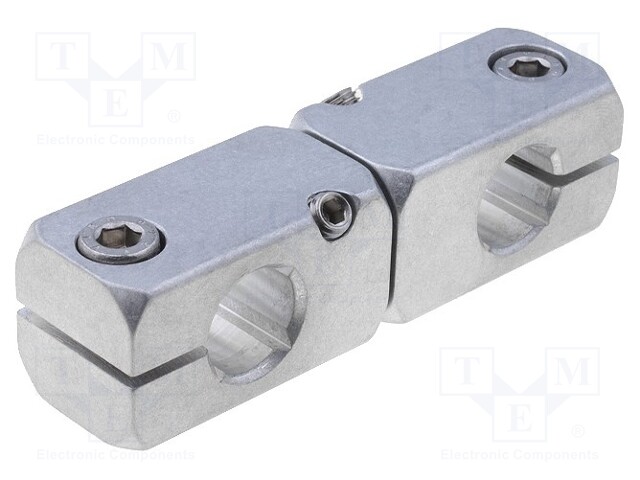 Mounting coupler; V: twistable; D: 16mm; W: 25mm; H: 25mm; L: 90.5mm