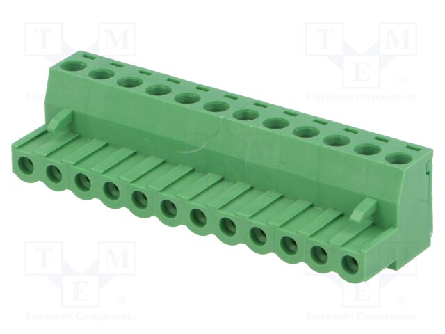 Pluggable terminal block; Contacts ph: 5.08mm; ways: 12; straight