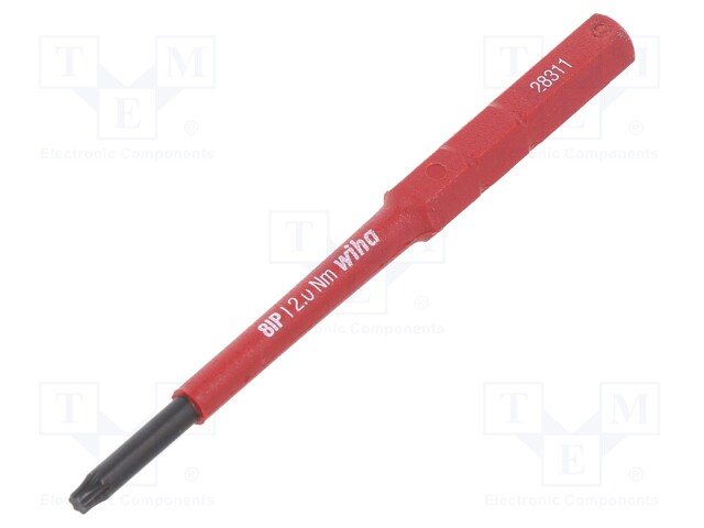 Interchangeable blade; Torx® PLUS; 8IP; max.2Nm; 1kVAC